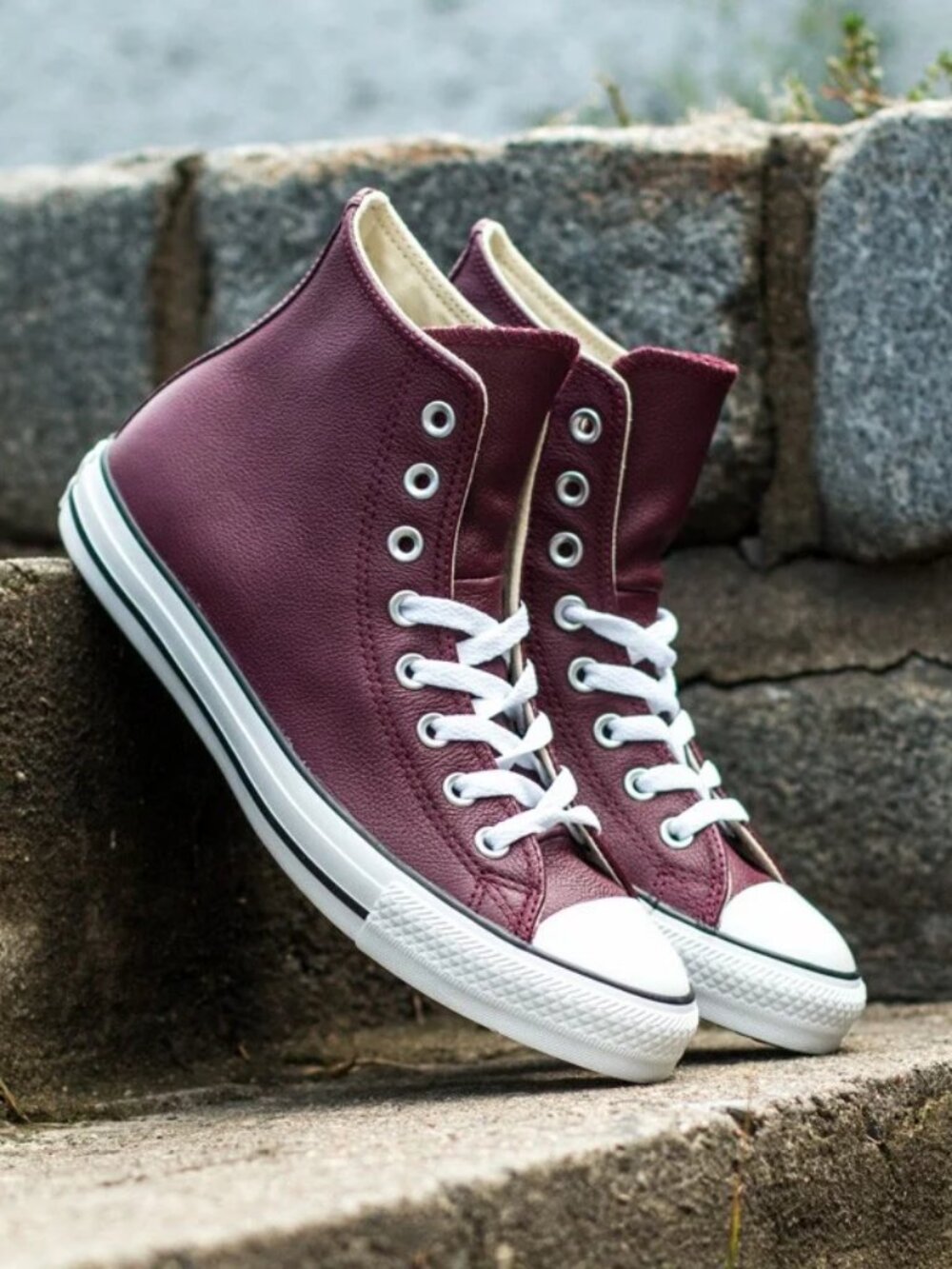 Converse Men's Chuck Taylor Leather High Top 'DEEP BORDEAUX'